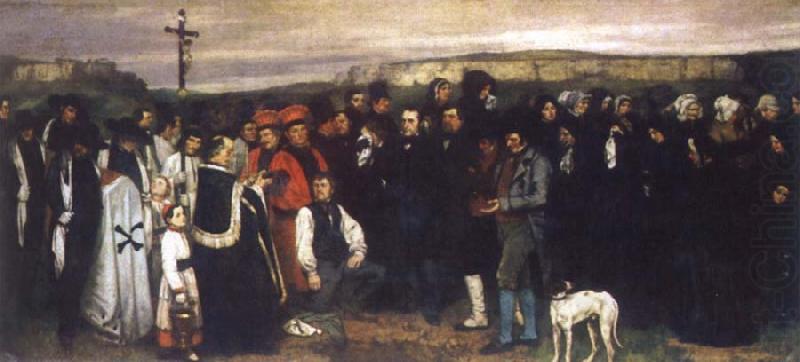Gustave Courbet A Burial at Ornans china oil painting image